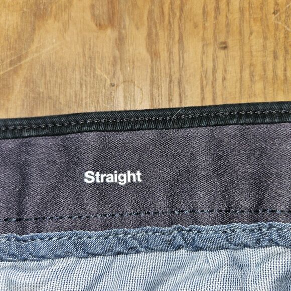 Men’s Sonoma Flexwear Straight Leg Black Cargo Khaki Pants 34x32 Utility Stretch - Picture 8 of 9